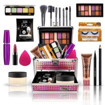 Maleta Maquiagem Completa Essencial Top Bz68-4 - Pele Branca - Bazar Na Web