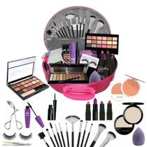 Maleta Maquiagem Completa Profissional Bz01 - Pele Parda - Bazar Na Web