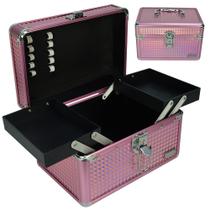 Maleta Maquiagem e Joias Frasqueira Rosa CBRN19212 Maleta Maquiagem e Joias Frasqueira Rosa CBRN19212