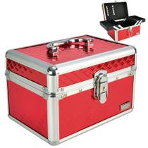 Maleta Maquiagem e Joias Frasqueira Vermelho CBRN19533 Maleta Maquiagem e Joias Frasqueira Vermelho CBRN19533
