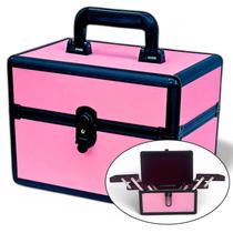 Maleta Maquiagem Profissional Vazia Media Adulto Infantil Para Manicure, acessórios, Joias MakePro