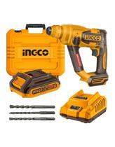 Maleta Martelete 1 Bateria 2ah Sds Plus CRHLI201881-9 Ingco Maleta Martelete 1 Bateria 2ah Sds Plus CRHLI201881-9 Ingco