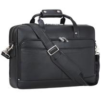 Maleta Masa Kawa de couro preto para homens e laptop de 15,6" Maleta Masa Kawa de couro preto para homens e laptop de 15,6"