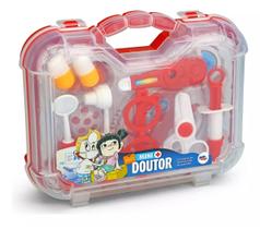 Maleta Médica Grande Doutor E Doutora 12 Peças Infantil Full