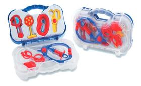 Maleta Médico Infantil Brinquedo Didático 7 Acessórios