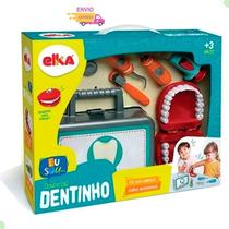 Maleta Medico Infantil Doutor Dentinho Faz de Conta Brinquedo Menina e Menino Elka