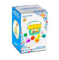 Maleta Meus Primeiros Blocos 16 peças Multikids Baby - BR1244