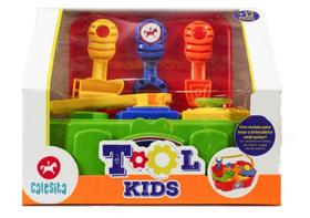 Maleta - Mini Bancada - Ferramentas - Tool Kids - Verde TA TE TI INDUSTRIA E