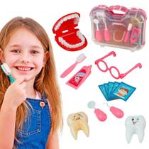 Maleta Mini Doutor Kit Dentista Infantil 9 Peças - Paki Toys Maleta Mini Doutor Kit Dentista Infantil 9 Peças - Paki Toys