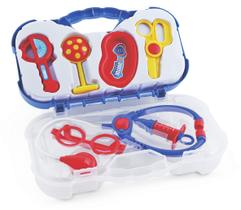 Maleta Mini Doutor Kit Médico Dentista Didático Brinquedo - Pakitoys