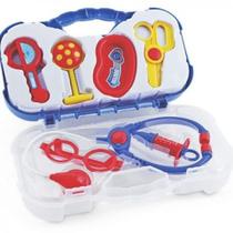 Maleta Mini Doutor Pakitoys 1265 Colorida Kit Médico Infantil 8 Peças Maleta Mini Doutor Pakitoys 1265 Colorida Kit Médico Infantil 8 Peças
