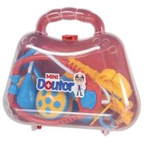 Maleta Mini Doutor Vermelha Com Acessórios 1268 - PakiPlast Maleta Mini Doutor Vermelha Com Acessórios 1268 - PakiPlast