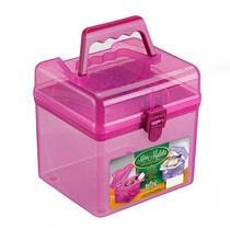 Maleta Multiuso Com Tampa Trava E Alça Para Organização De Maquiagem