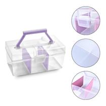 Maleta Multiuso Divisória Removível Make Esmalte Organização