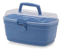 Maleta Multiuso Manicure Pedicure Esmalte Maquiagem - Azul
