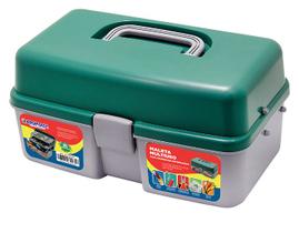 Maleta Multiuso Organizadora com 2 Bandejas para Pesca e Ferramentas Arqplast