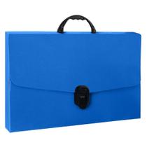 Maleta Ofício Polidello Azul 385mm x 46mm x 286mm Dello Maleta Ofício Polidello Azul 385mm x 46mm x 286mm Dello