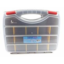 Maleta Organizador Multiuso Plástico 16 Divisórias Travas