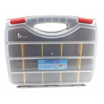 Maleta Organizador Multiuso Plástico 16 Divisórias Travas Maleta Organizador Multiuso Plástico 16 Divisórias Travas