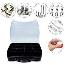 Maleta Organizadora 12 Divisórias Para Pesca Anzol Isca Boia Pescaria Pescador Pesca Esportiva