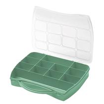 Maleta Organizadora Caixa Plastica com Divisórias Box Multiuso Pesca Costura Parafusos Botoes Miçanga