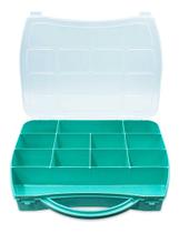 Maleta Organizadora com 12 Divisórias para Bijuteria Joias Acessórios Medicamentos