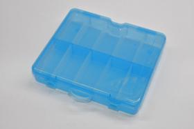 Maleta organizadora - porta carrinhos - 10 nichos (azul)