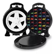 Maleta Para 32 Carrinhos Estilo Hot Wheels Super Garagem Maleta Para 32 Carrinhos Estilo Hot Wheels Super Garagem