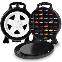 Maleta Para 36 Carrinhos Pneu Roda Super Garagem - Lugo