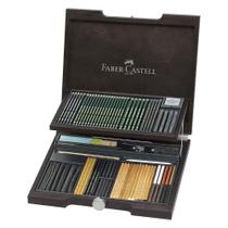 Maleta para Desenho Faber Castell Pitt Monochrome 86 Peças