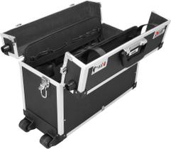 Maleta para ferramentas 455x205x320mm preta com puxador e rodas mf961 - Vonder Maleta para ferramentas 455x205x320mm preta com puxador e rodas mf961 - Vonder