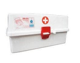 Maleta para medicamentos 02 bandejas media em291