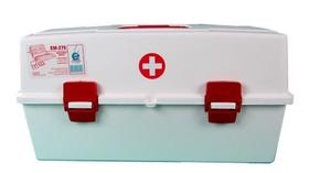 Maleta para medicamentos 06 bandejas grande em 276 Maleta para medicamentos 06 bandejas grande em 276