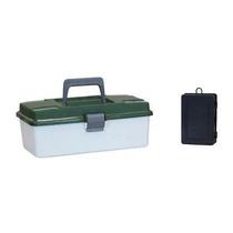 Maleta para Pesca PB Box 001 da Pesca Brasil com 1 bandeja interna e 1 estojo multiuso