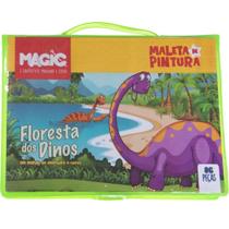 Maleta para Pintura Dinossauros 86 Pecas