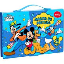 Maleta Para Pintura Mickey 72 Itens Molin Maleta Para Pintura Mickey 72 Itens Molin