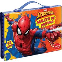 Maleta para Pintura SPIDER-MAN com 72 ITENS - Completa e Divertida