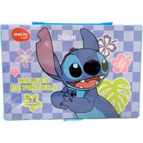 Maleta Para Pintura Stitch Plast. 72 Itens