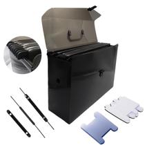 Maleta Pasta Suspensa Polipropileno Com 6 Pastas