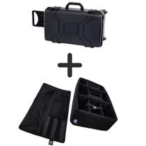Maleta Patola MP0055 Preta com Kit Divisórias e Estojo para Transporte de Equipamentos Maleta Patola MP0055 Preta com Kit Divisórias e Estojo para Transporte de Equipamentos