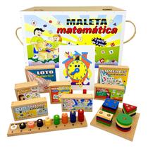 Maleta Pedagógica Matemática 10 Jogos Brinquedos Educativos Infantil Escolar Madeira Carlu Criança 4 anos Maleta Pedagógica Matemática 10 Jogos Brinquedos Educativos Infantil Escolar Madeira Carlu Criança 4 anos