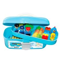 Maleta Pequena Azul Caixa Organizadora Prática Mamãe E Bebê - Monte Líbano Maleta Pequena Azul Caixa Organizadora Prática Mamãe E Bebê - Monte Líbano