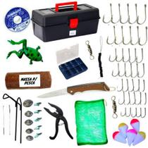 Maleta Pescaria Completa Com Isca Massa E Acessórios