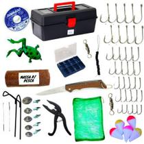 Maleta Pescaria Completa Com Isca Massa E Acessórios
