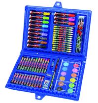 Maleta Pintura Desenho Infantil 72pç Spider-Man Homem Aranha