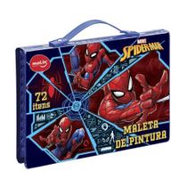 Maleta Pintura Homem Aranha - 72 Itens - Molin