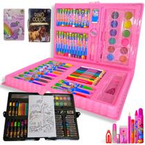 Maleta Pintura Infantil Estojo 68 Peças Para Colorir Maleta Pintura Infantil Estojo 68 Peças Para Colorir