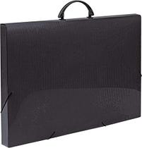 Maleta Plastica Com Alca Colors A3 Preta 35X33X50,5Cm