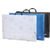 Maleta plastica com alca dellofine a3 cristal dello