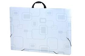 Maleta Plastica Com Alca Dellofine A3 Cristal